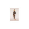 Bodystocking en résille grosse maille et finition strass 